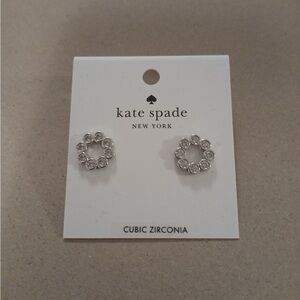 Kate Spade Silver Circle Stud Earrings